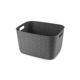 Curver SOFTEX Aufbewahrungskorb L, 19 Liter, Dunkelgrau