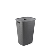 Curver SOFTEX Wäschebox, 56 Liter Dunkelgrau