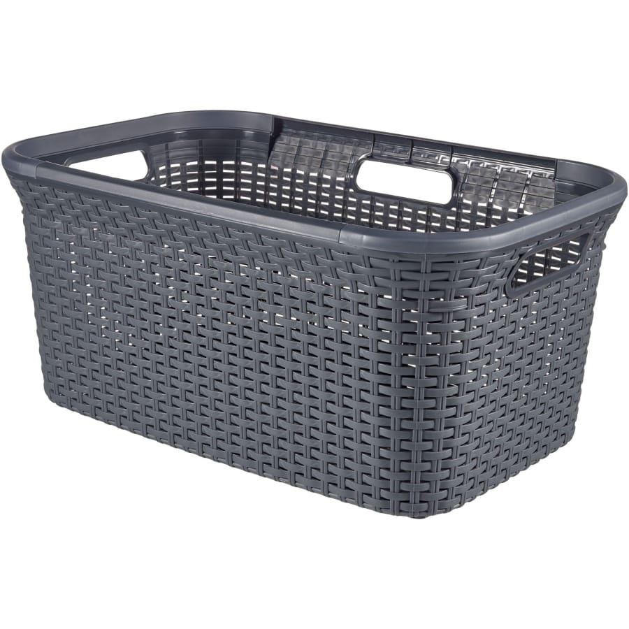 Curver STYLE Wäschekorb, 45 Liter anthrazit