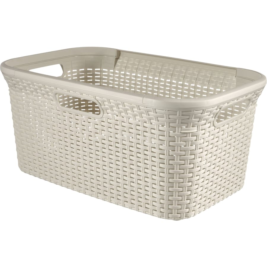 Curver STYLE Wäschekorb, 45 Liter creme