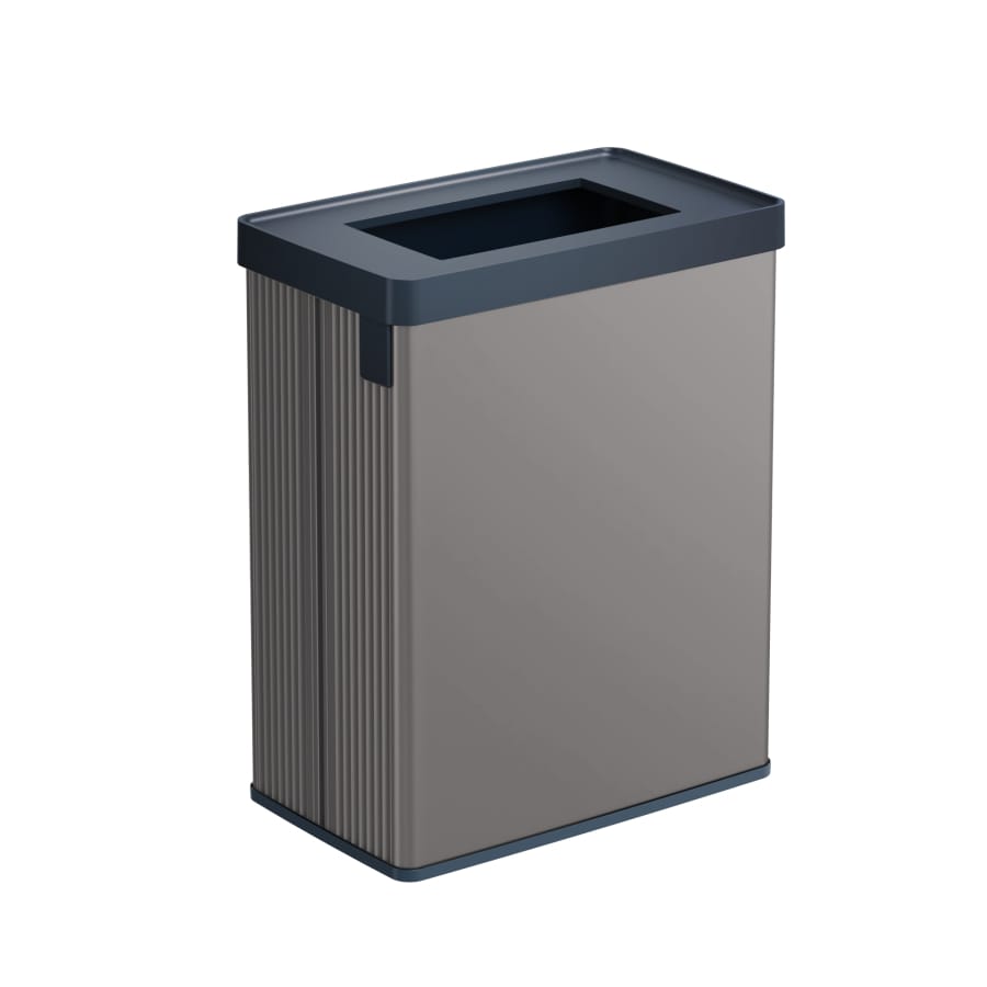 Curver VERTO Bin Flat-Pack Abfalleimer, 54 Liter RECYCLE, Perlgrau