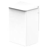 CWS Abfallbehälter, Aluminium Weiß