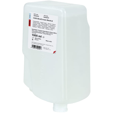 CWS Best Cream Seifencreme Karton 12 x 1 Liter (neutral)