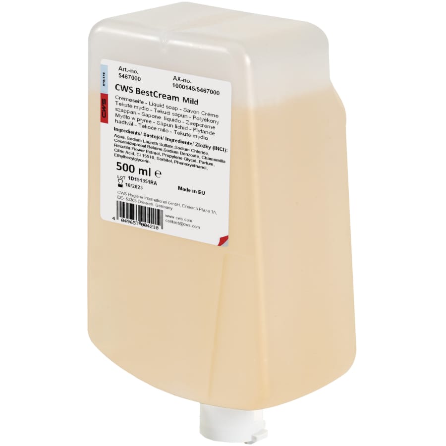 CWS Best Cream Seifencreme Karton 12 x 500 ml (mild)