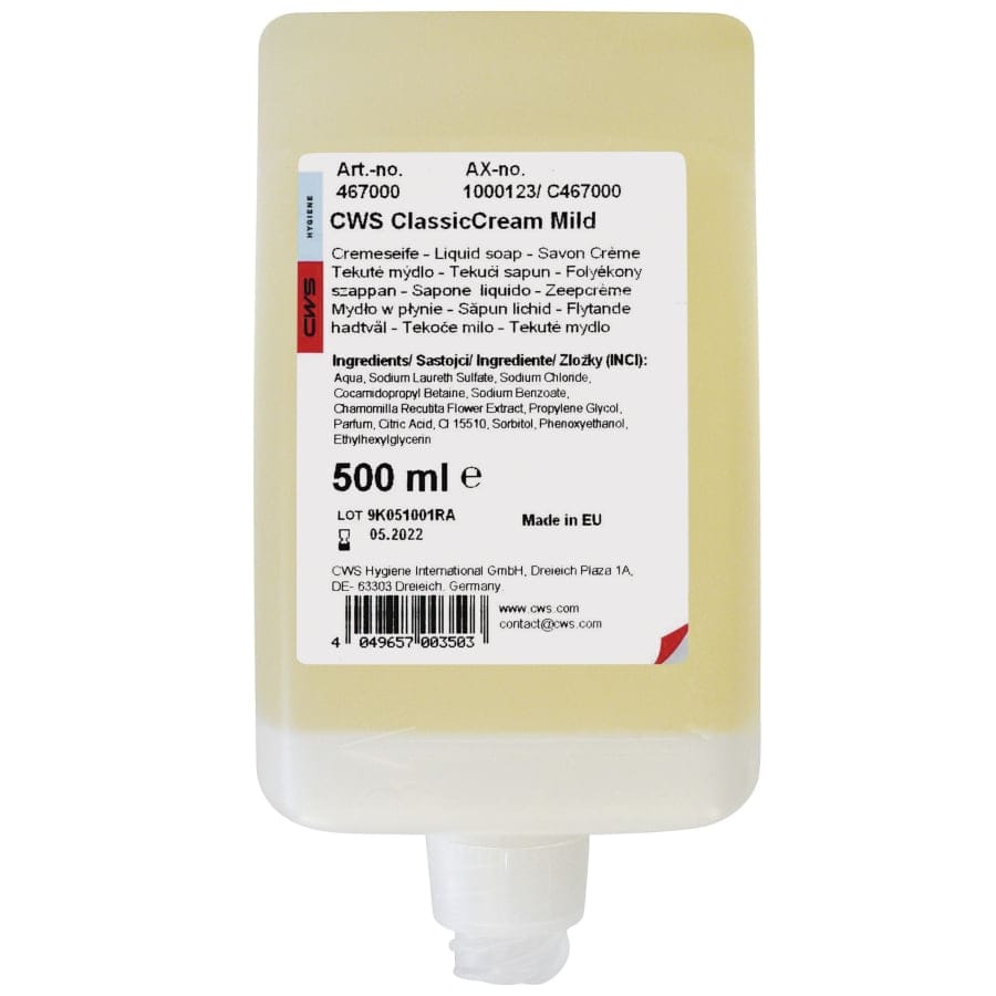 CWS Classic Cream Seifencreme 500 ml mild