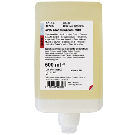 CWS Classic Cream Seifencreme 500 ml mild