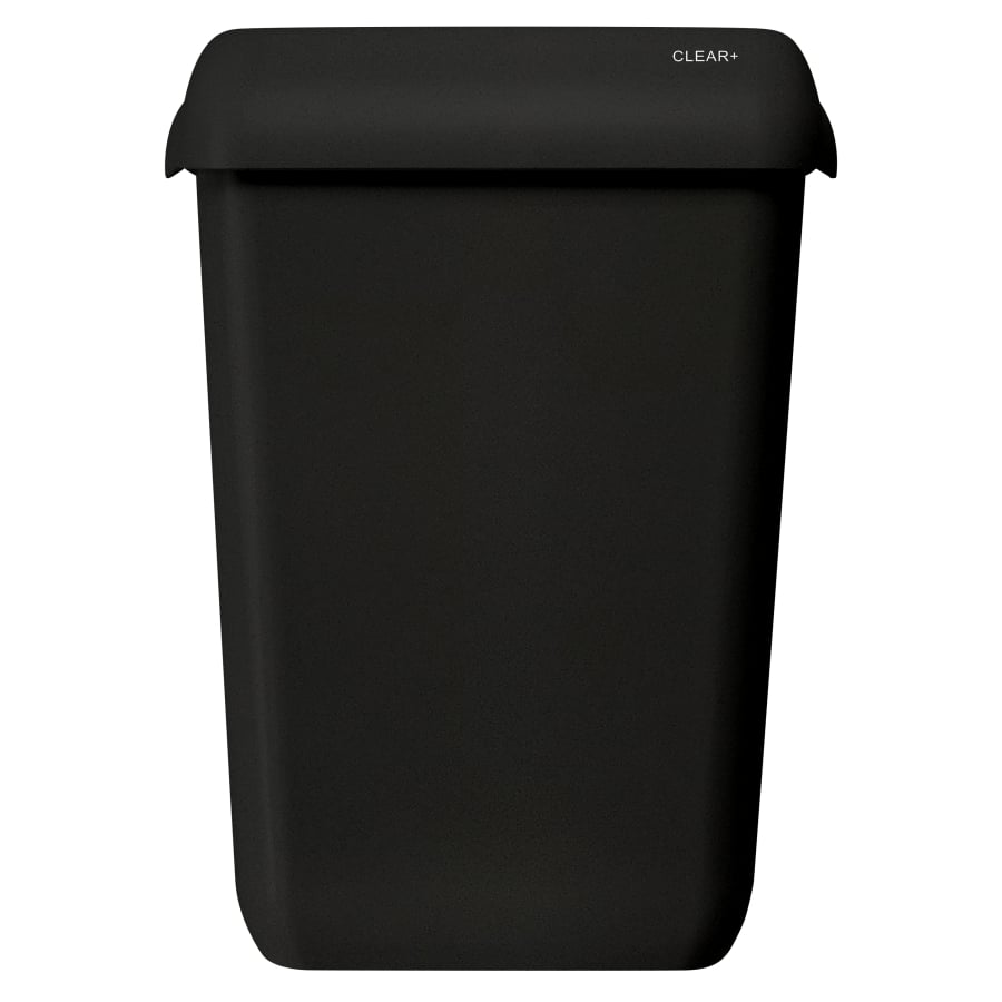 CWS Clear+ EcoBlack Abfallbehälter, 23 Liter, schwarz