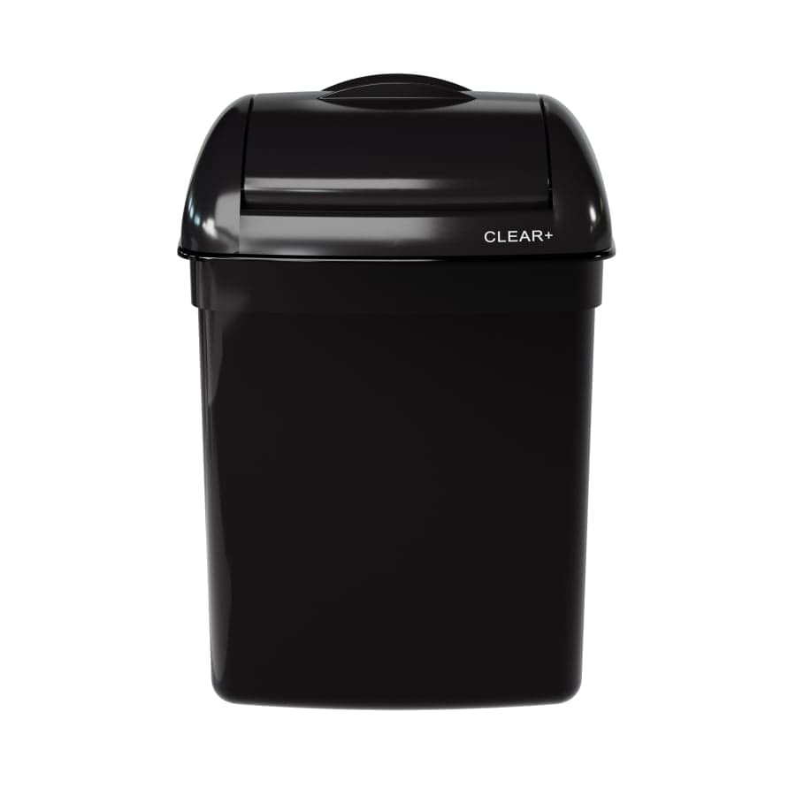 CWS Clear+ EcoBlack Hygienebehälter, 8 Liter, schwarz