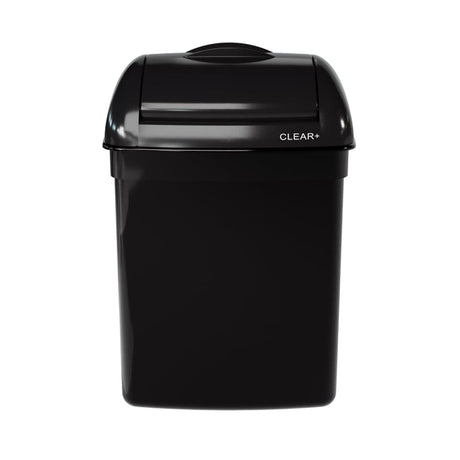 CWS Clear+ EcoBlack Hygienebehälter, 8 Liter, schwarz