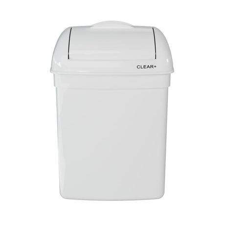 CWS Clear+ Hygienebehälter, 8 Liter, weiß