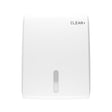 CWS Clear plus Falthandtuchspender, weiß