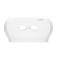 CWS Clear plus Midi-Toilettenpapierspender, weiß