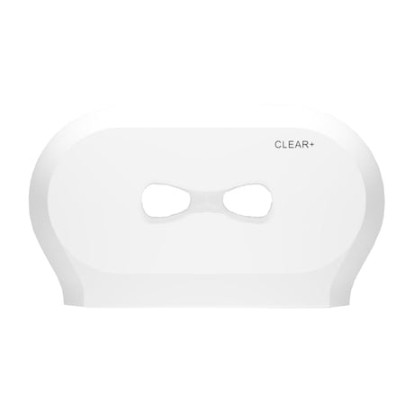 CWS Clear plus Midi-Toilettenpapierspender, weiß