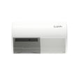 CWS Clear plus Toilettenpapierspender mit Sichtfenster, weiß