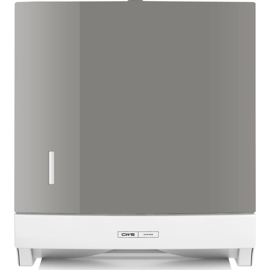 CWS Frontblende für Faltpapierspender Basic Plus Silber