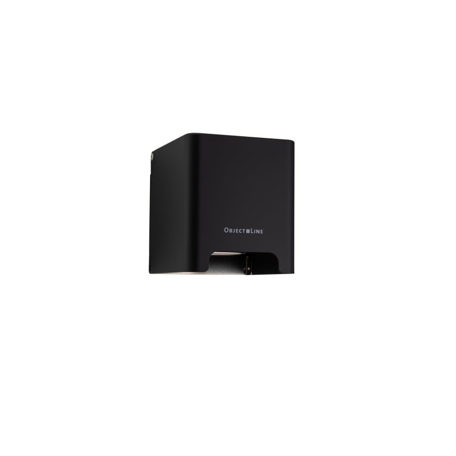 CWS ObjectLine Toilettenpapierspender Einzelrolle, ohne Schloss Schwarz