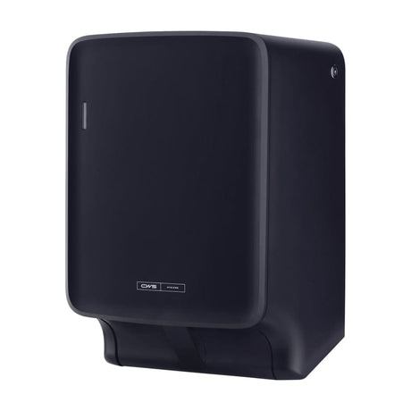 CWS PureLine EcoBlack Dry Stoffhandtuchspender, mit Panel