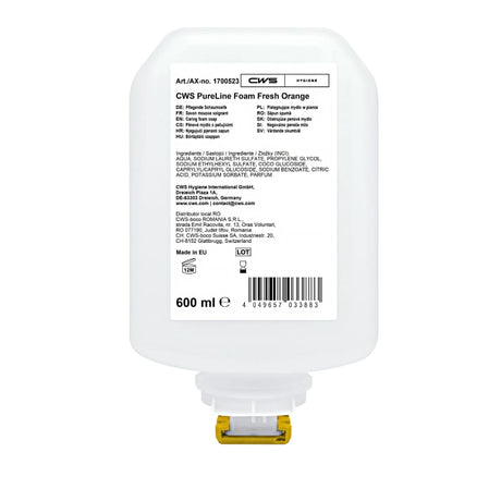 CWS PureLine Schaumseife, 600 ml Orangenblütenduft