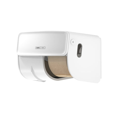 CWS PureLine Toilettenpapierspender, mit weißem Panel