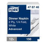 Tork Dinnerservietten 2 lagig 1/4 Falz Gastronomie
