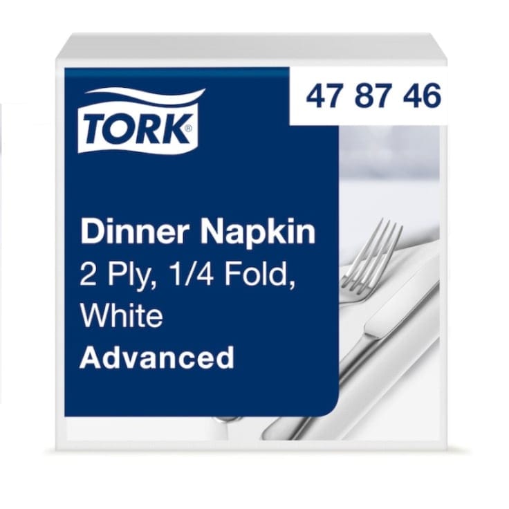 Tork Dinnerservietten 2 lagig 1/4 Falz Gastronomie