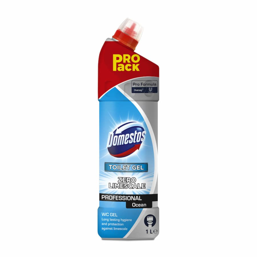 Domestos Pro Formula WC Reiniger Ocean Karton (12 x 1 Liter)