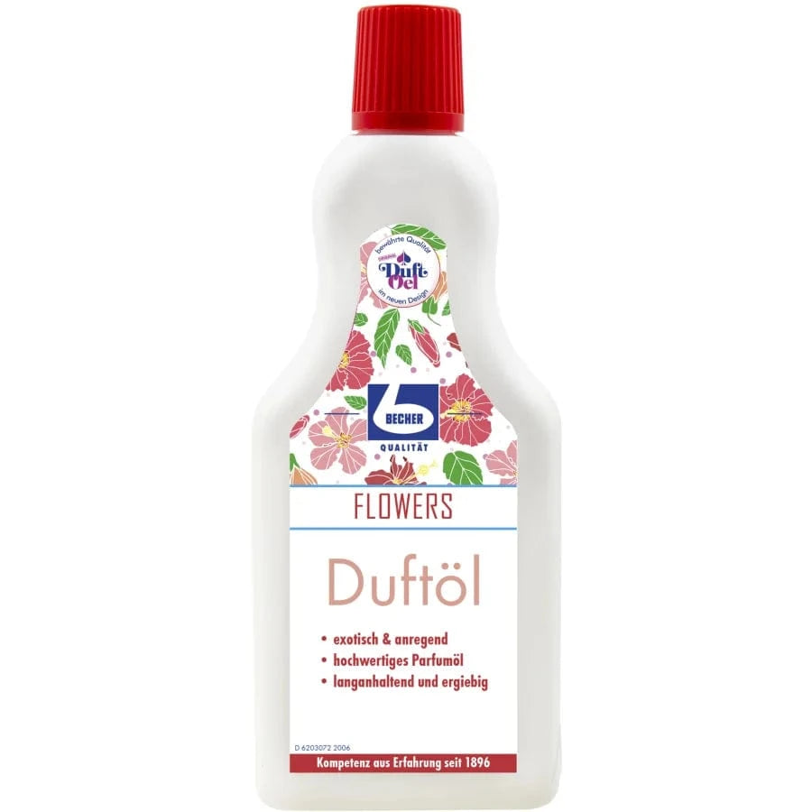 Dr. Becher Duftöl in der Flasche, exotischer Duft für angenehme Raumatmosphäre und langfristige Frische.