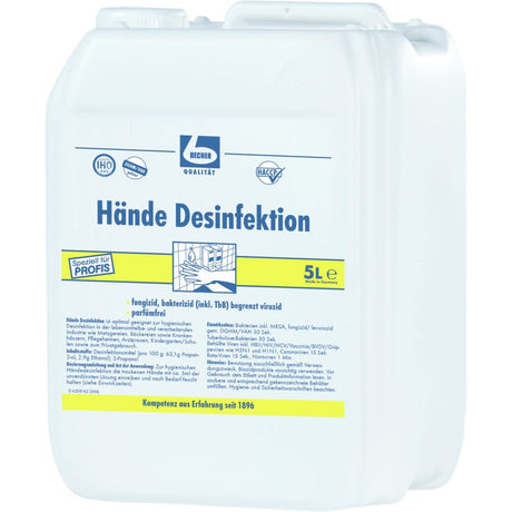 Dr. Becher Hände Desinfektion 5 Liter