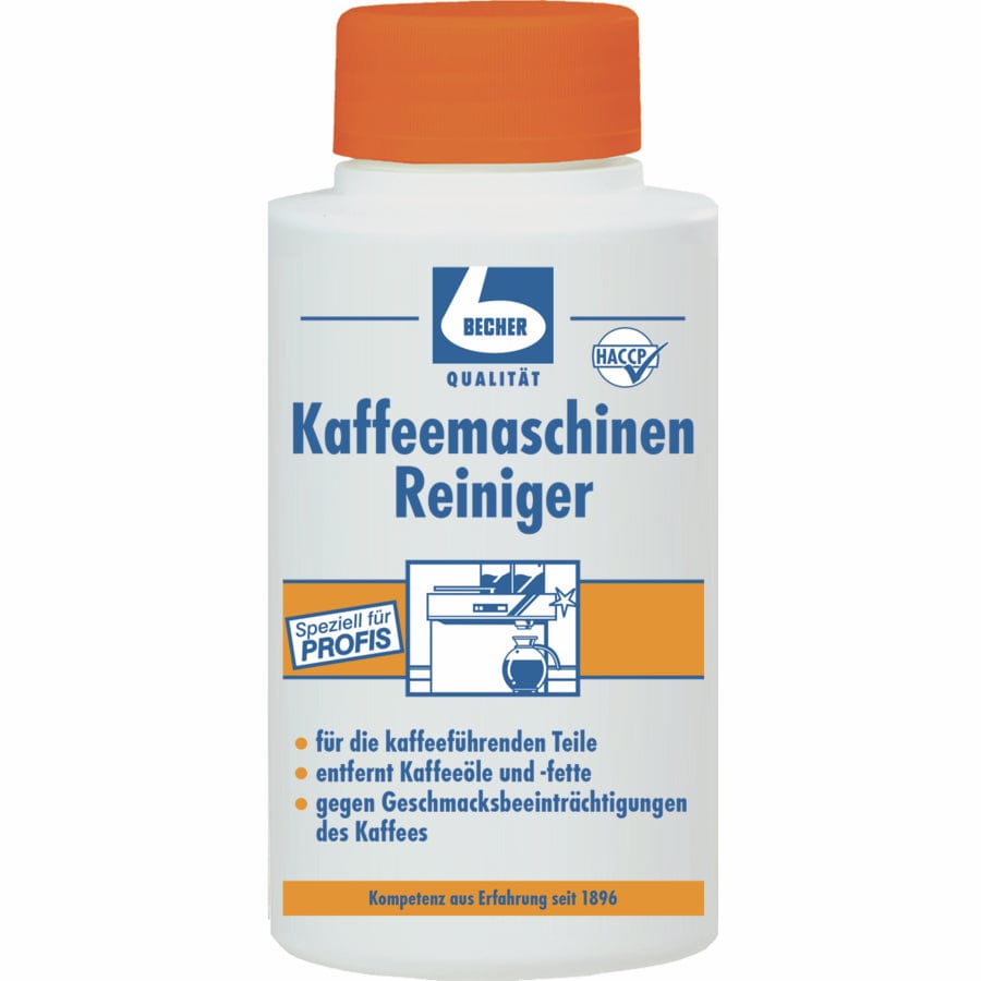 Dr. Becher Kaffeemaschinenreiniger - effektiver Reiniger für Kaffeemaschinen, entfernt Kaffeerückstände und Fette.