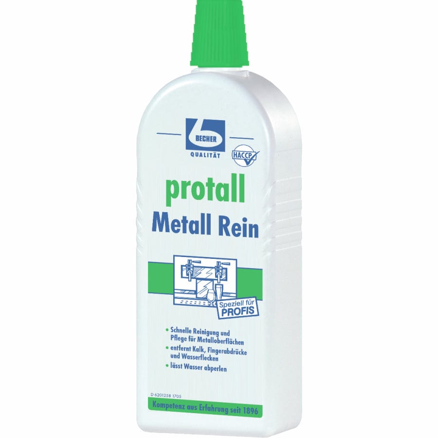 Dr. Becher Protall Metall-Rein Waschlotion zur schonenden Reinigung von Metalloberflächen.