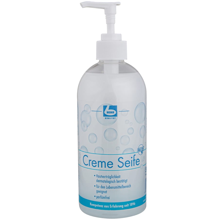 Dr. Becher Seife Creme parfümfrei 0,5 Liter