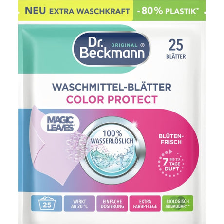 Dr. Beckmann Waschmittelblätter Colour Protect Blütenfrisch 25 Blätter