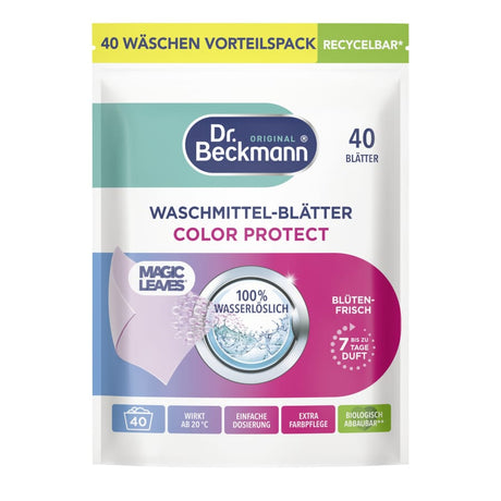 Dr. Beckmann Waschmittelblätter Colour Protect Blütenfrisch 40 Blätter