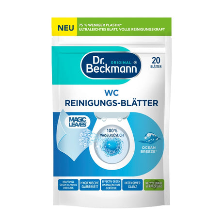 Dr. Beckmann WC Reinigungs-Blätter Ocean Breeze (Beutel)