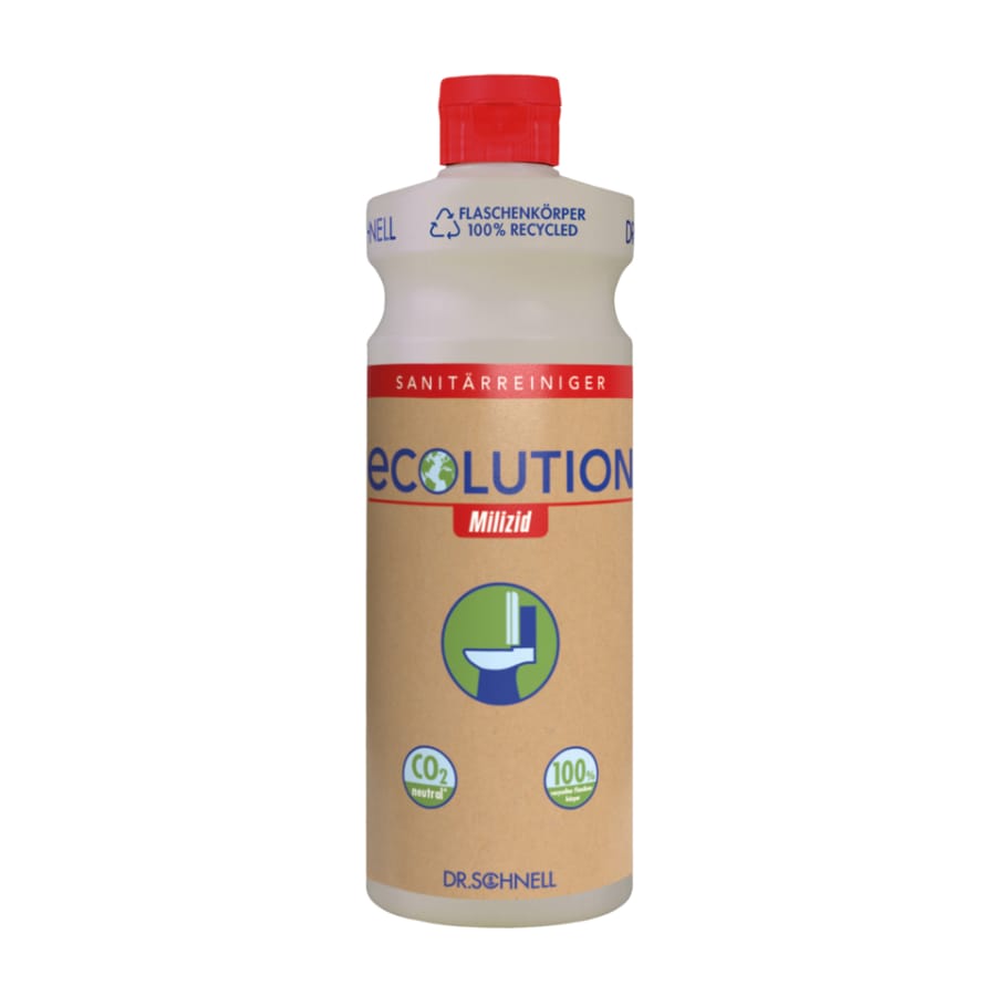 Dr. Schnell ECOLUTION MILIZID Leerflasche mit Schrägspritzverschluss