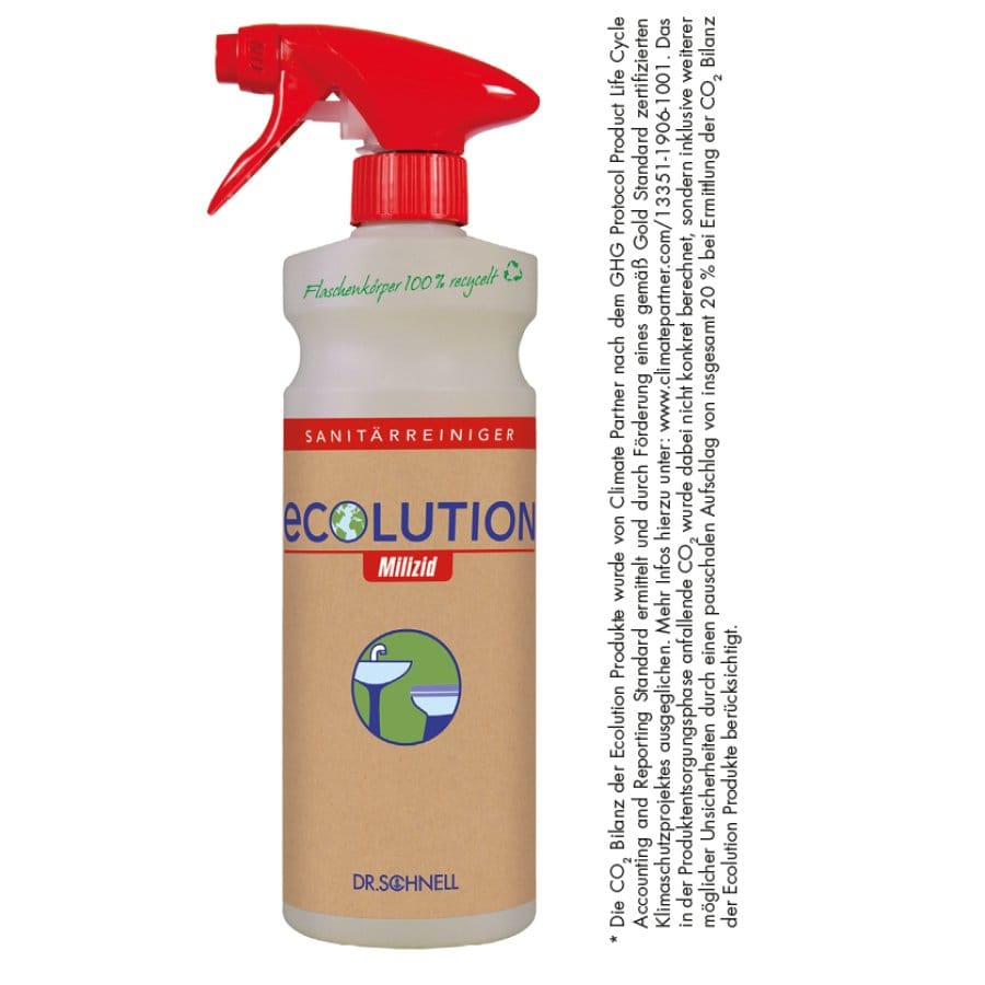 Dr. Schnell ECOLUTION MILIZID Sticks Sanitärreiniger Aktionsset mit Handsprüher