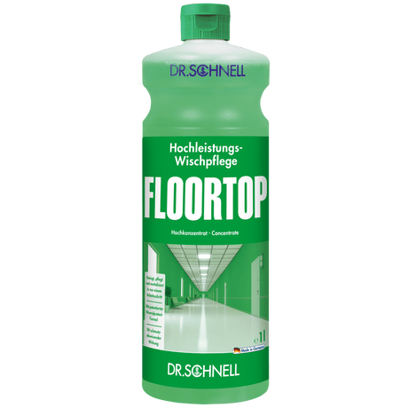 Dr. Schnell Floortop Hochleistungswischpflege Inhalt: 1 Liter Flasche