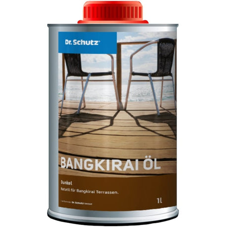 Dr. Schutz® Terrassenöl Bangkirai, Dunkel 1 Liter Flasche