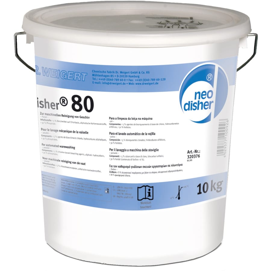 Dr. Weigert neodisher 80 Intensiv-Geschirrreiniger Pulver 10 kg