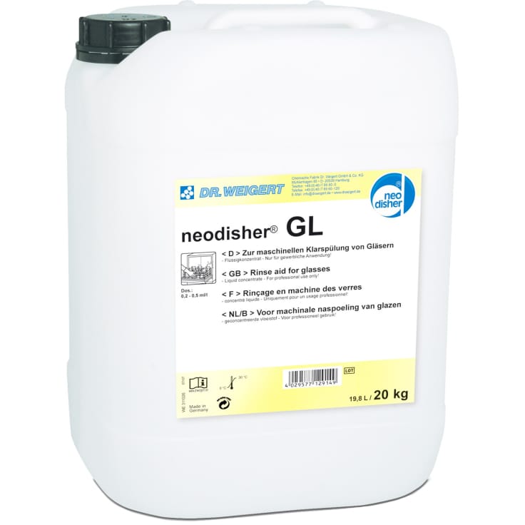 Dr. Weigert neodisher GL Klarspüler 20 kg