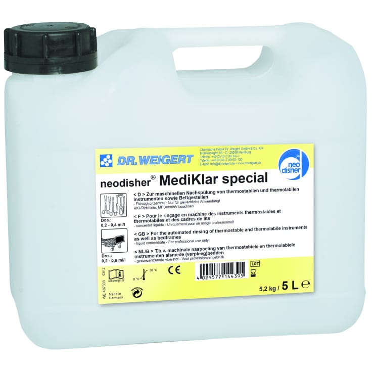 Dr. Weigert neodisher MediKlar special Nachspülmittel 5 liter