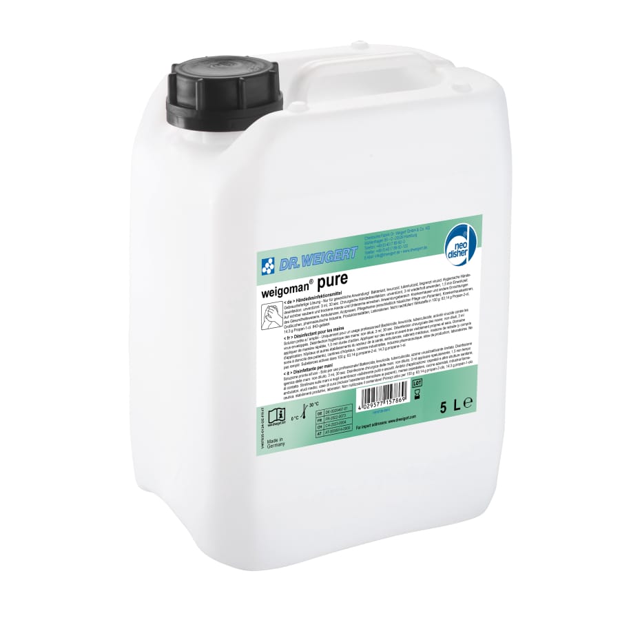 Dr. Weigert neodisher weigoman pure Händedesinfektion 5 Liter (Kanister)