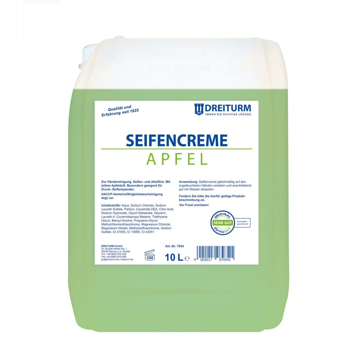 Dreiturm Seifencreme Apfel