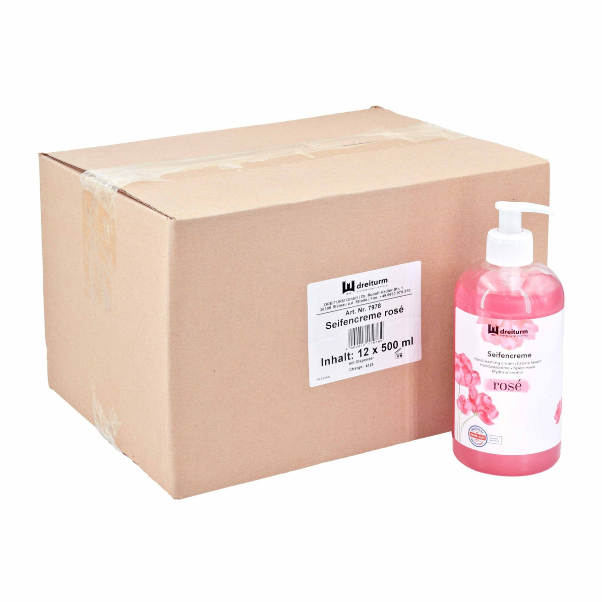 Dreiturm SEIFENCREME, rosé 1 Karton (5 l)