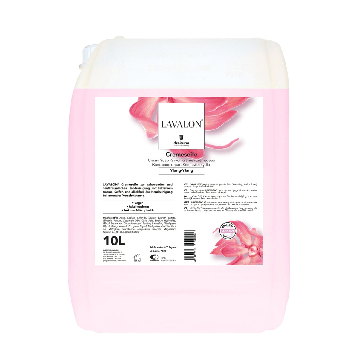 Dreiturm Waschlotion LAVALON® Ylang-Ylang 10 l Kanister