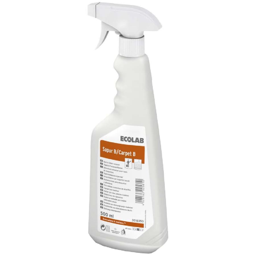 ECOLAB Carpet B Teppich Fleckenentferner 1 Karton (6 x 500 ml)