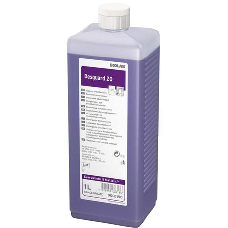 ECOLAB Desguard 20 Desinfektionsreiniger 1 Karton (4 x 1000 ml)