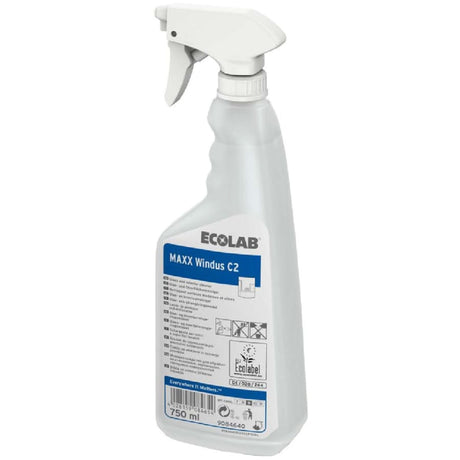ECOLAB MAXX Windus C2 Glas- und Oberflächenreiniger 750 ml Flasche