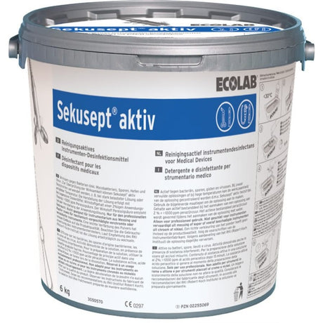 ECOLAB Sekusept® aktiv Instrumentendesinfektion Eimer 6 kg