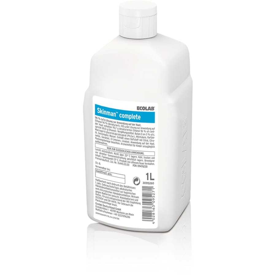 ECOLAB Skinman® complete Händedesinfektion 1 Liter Flasche